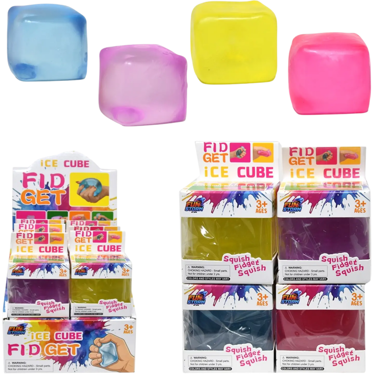 Fun Storm Ice Cube Squishy