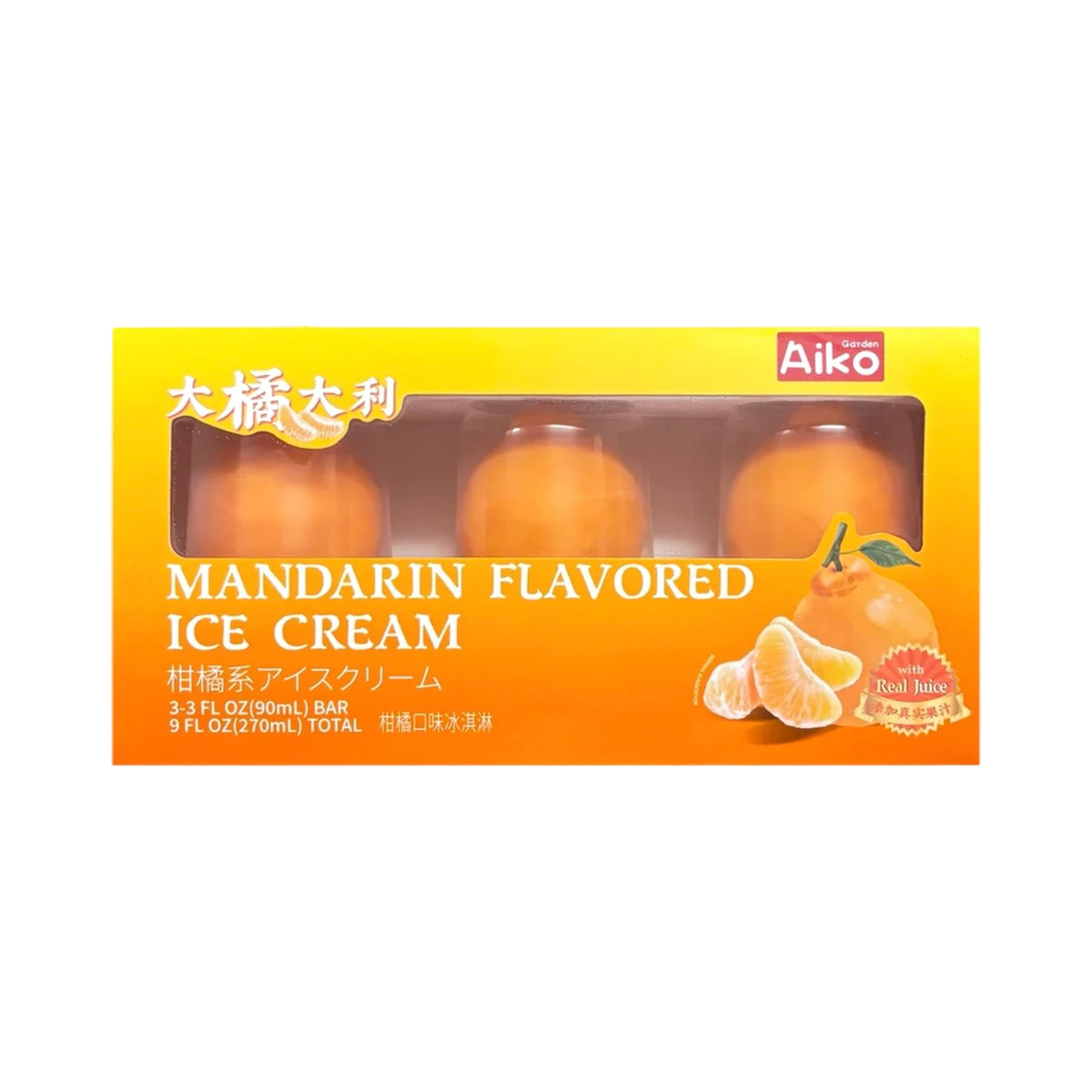 Aiko Mandarin Ice Cream โ Asian Frozen Dessert ๐