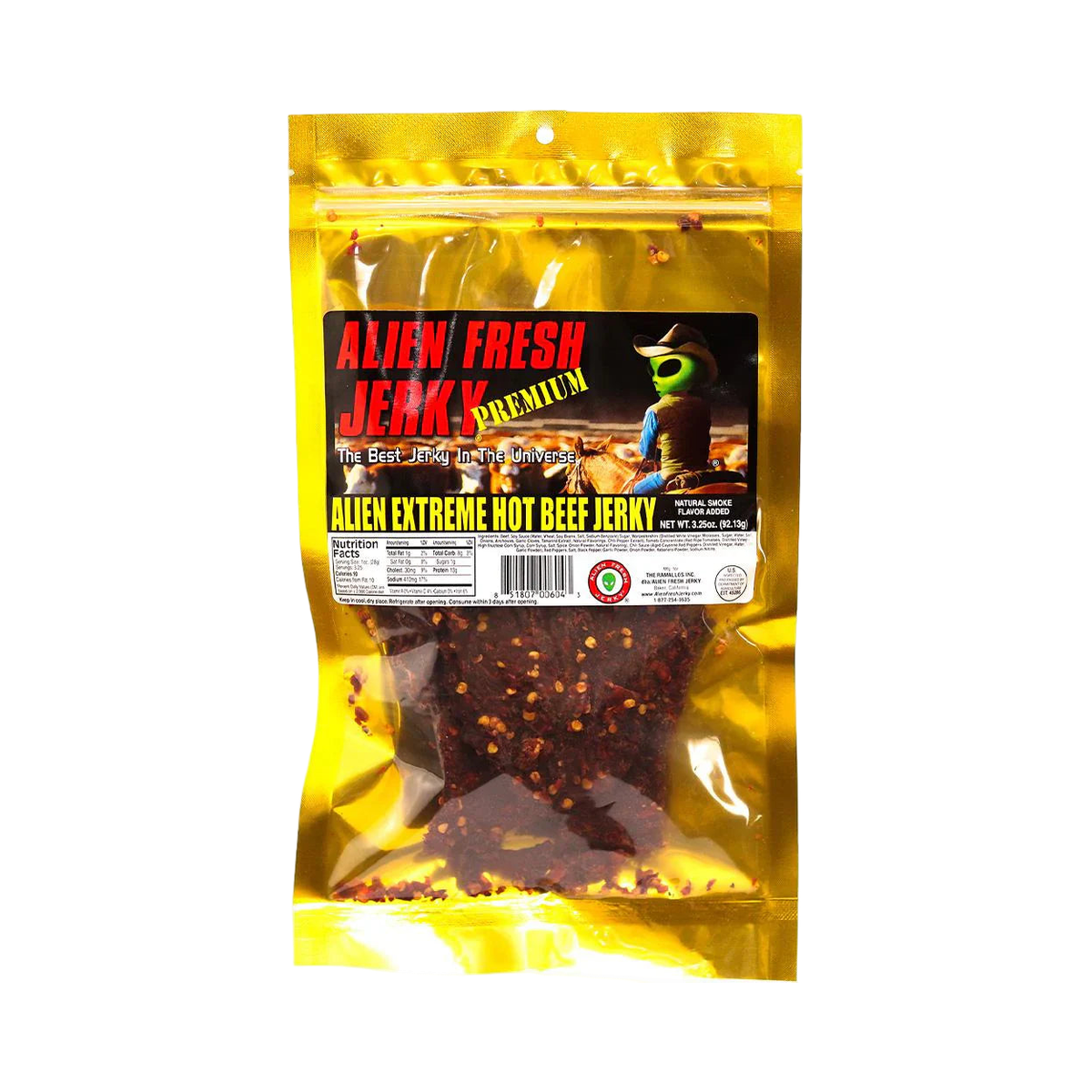Alien Fresh Jerky - Extreme Hot
