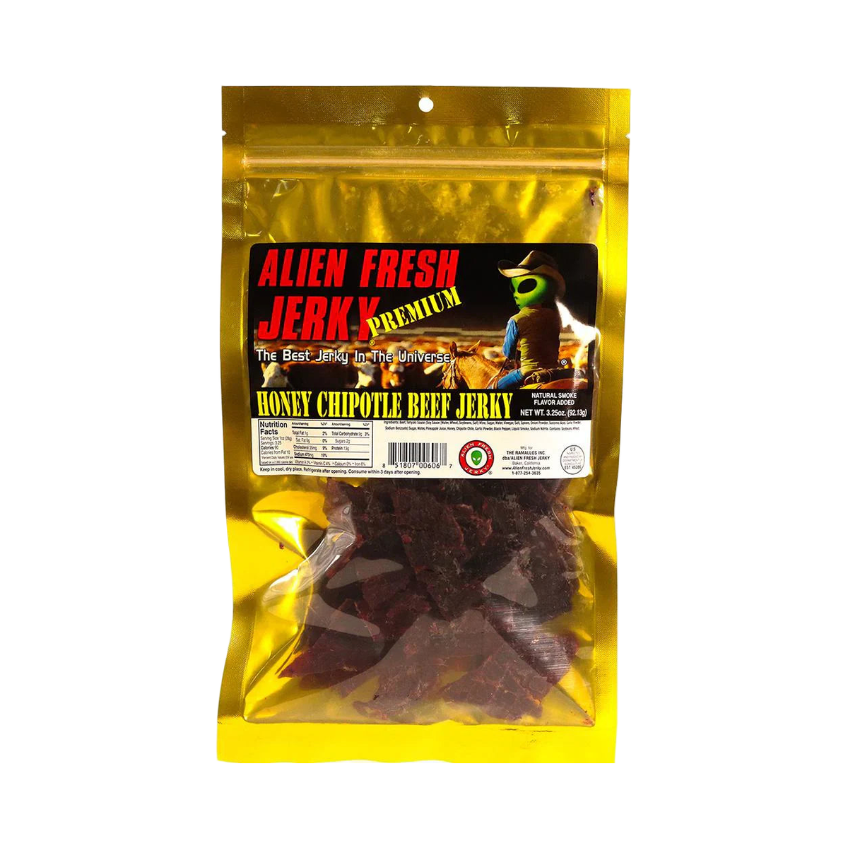 Alien Fresh Jerky - Honey Chipotle
