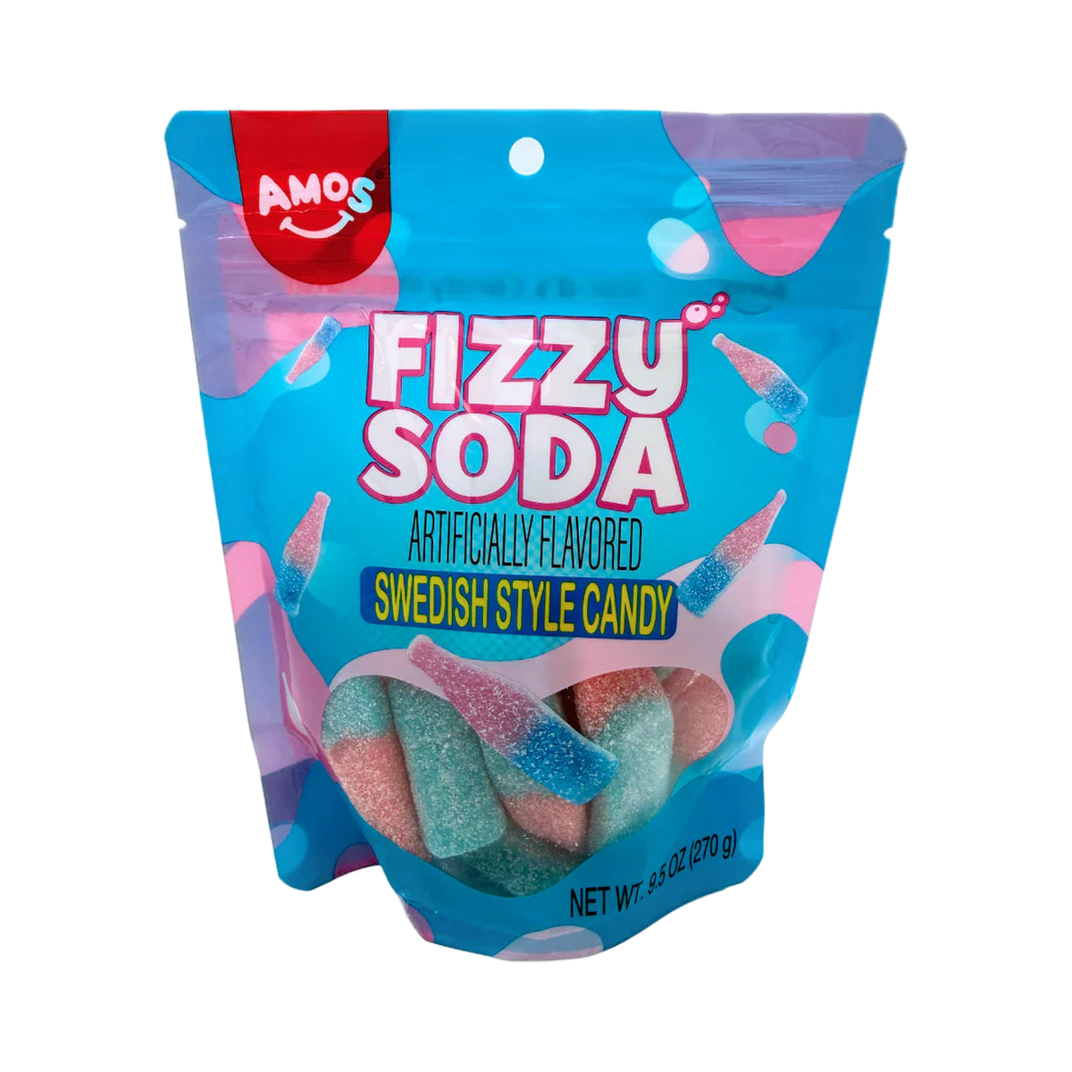 AMOS Swedish Style Candy - Fizzy Soda