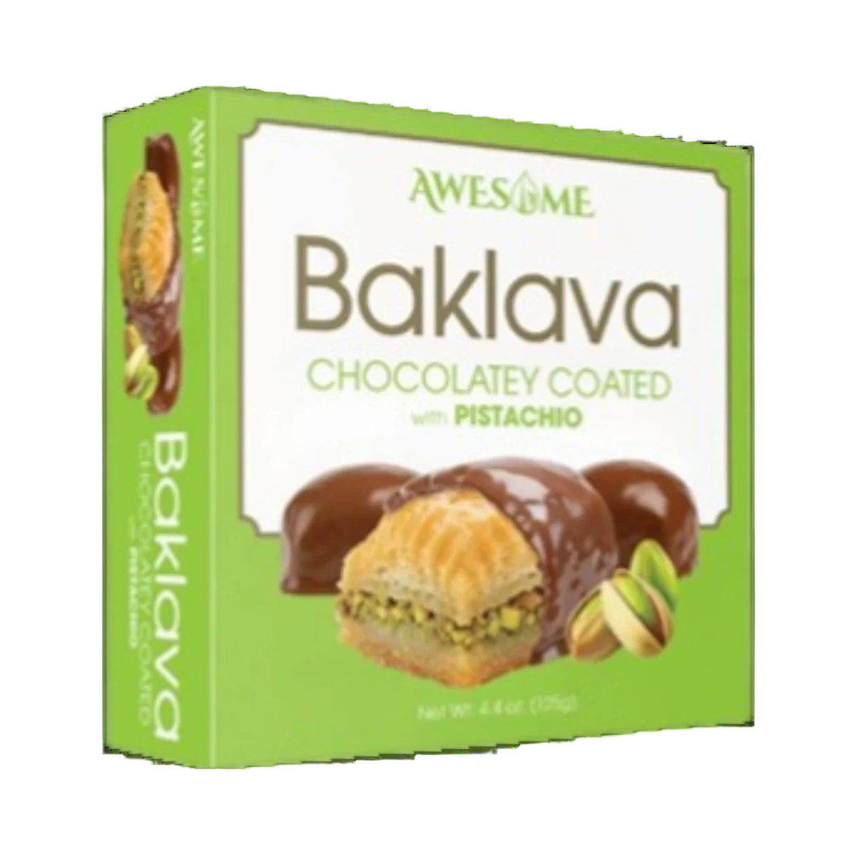 Awesome - Chocolate Covered Baklava with Pistachio