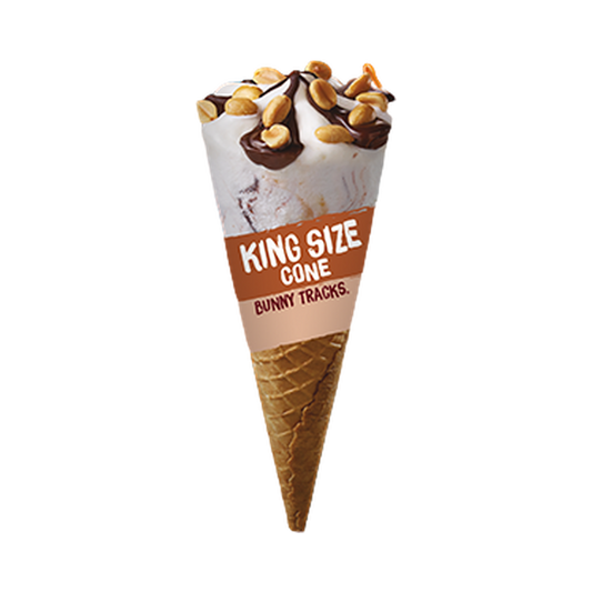 Blue Bunny King Size Cone - Bunny Tracks