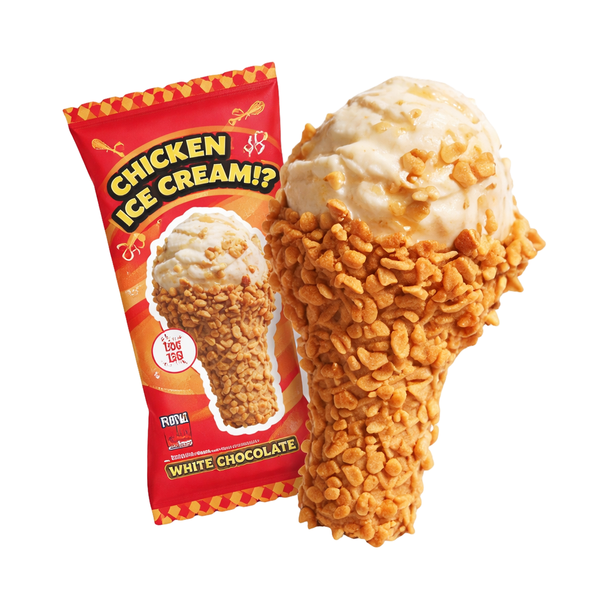 Fried Chicken Wing Ice Cream