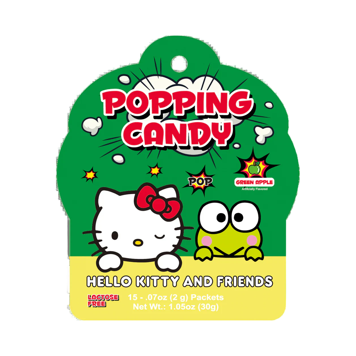 Hello Kitty - Green Apple Popping Candy
