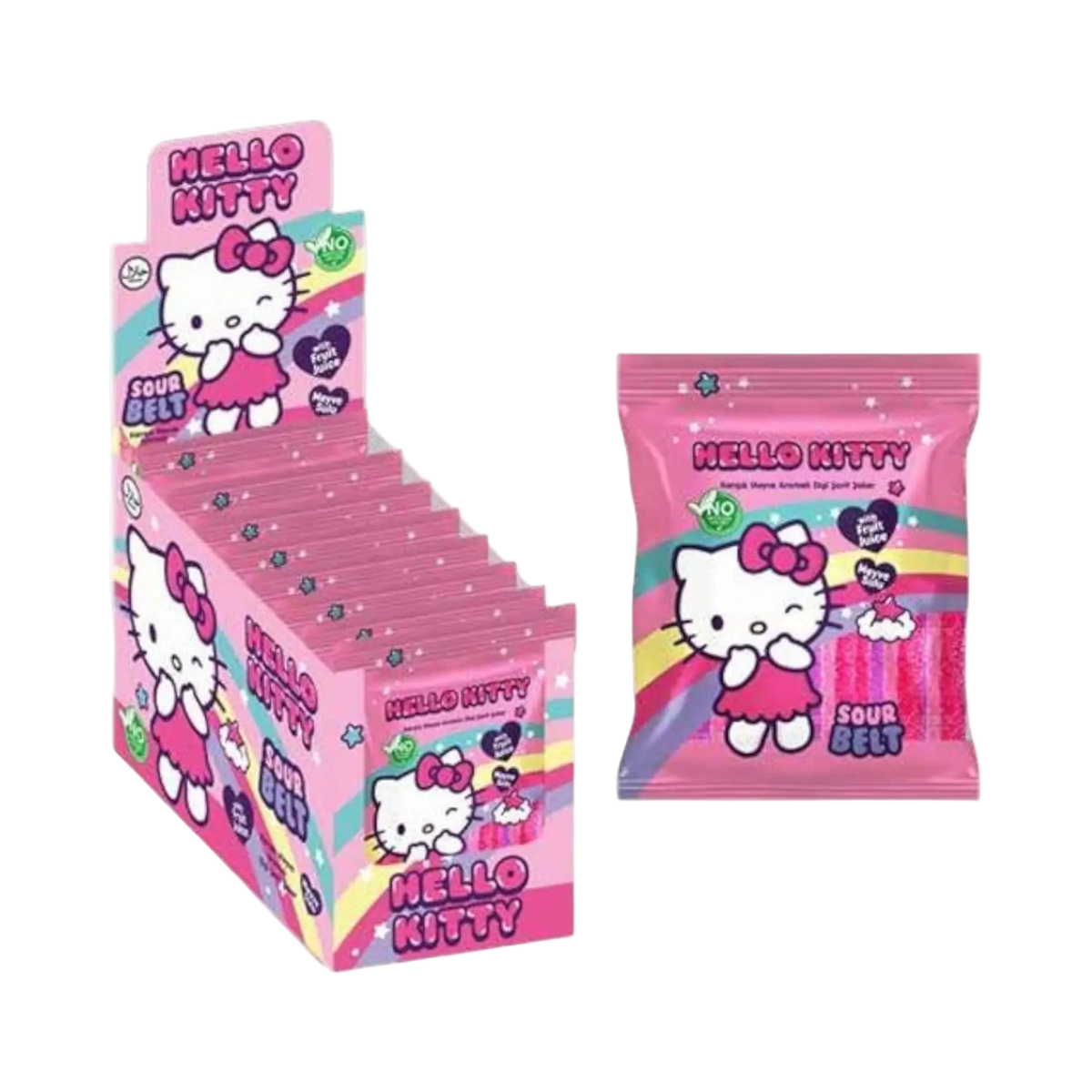 Hello Kitty - Rainbow Sour Belt