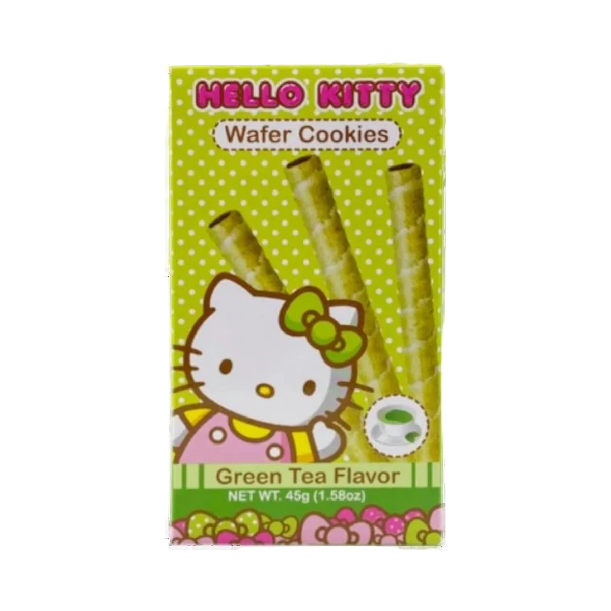 Hello Kitty Wafer - Green Tea