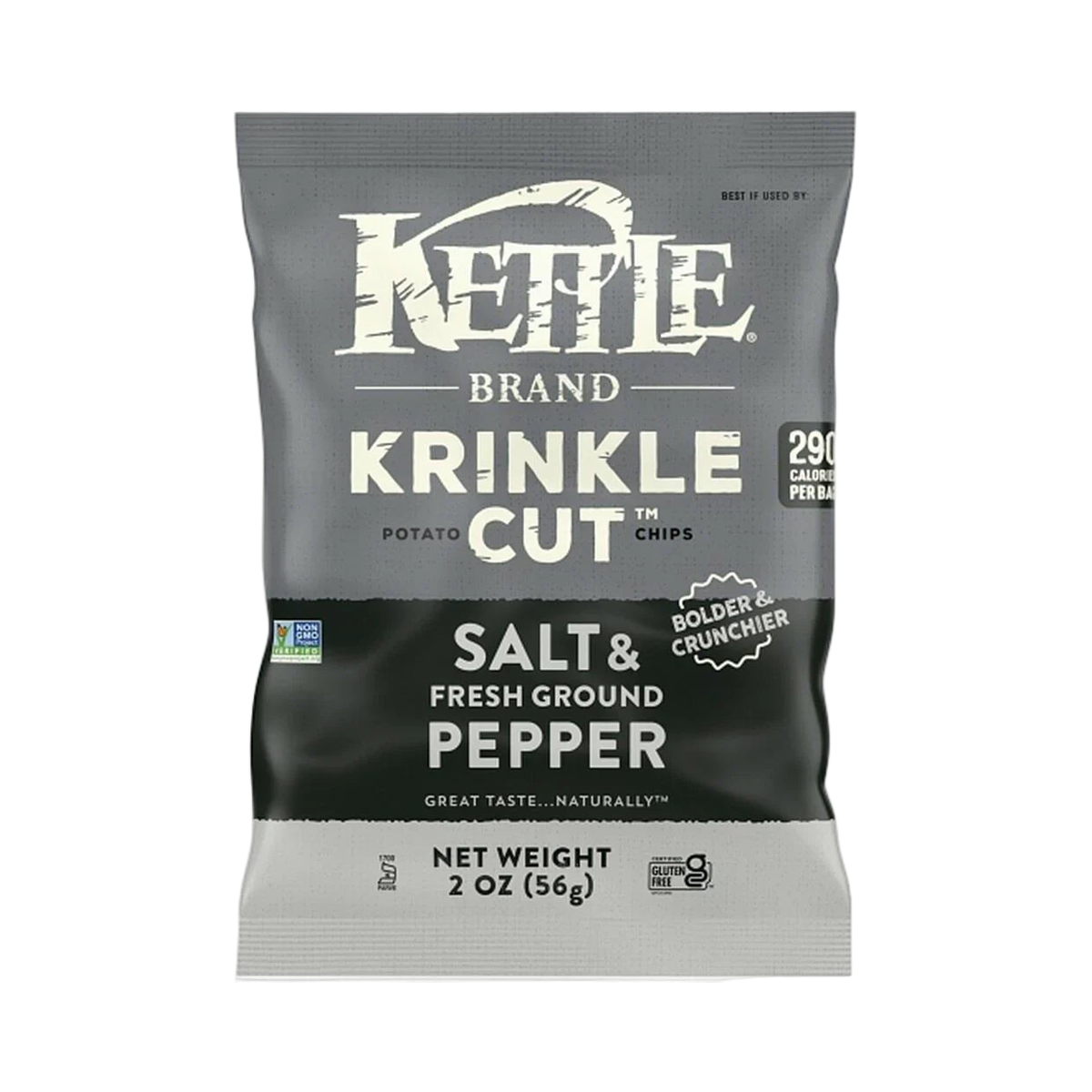 Kettle Chips - Crinkle Salt & Pepper