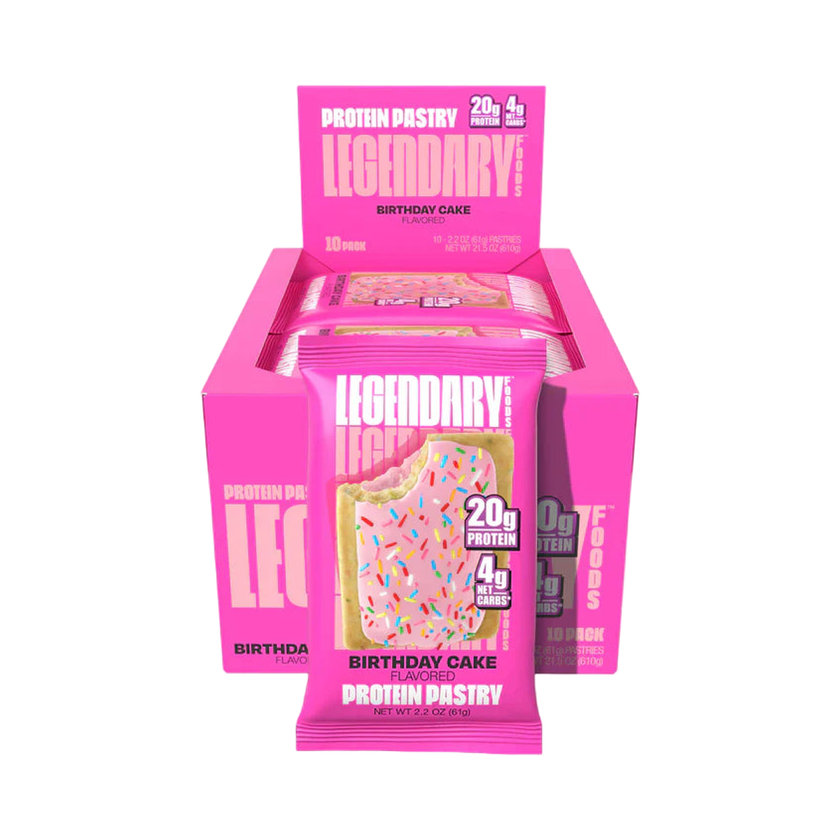 Legendary Protein Pastry - Birthday Cake