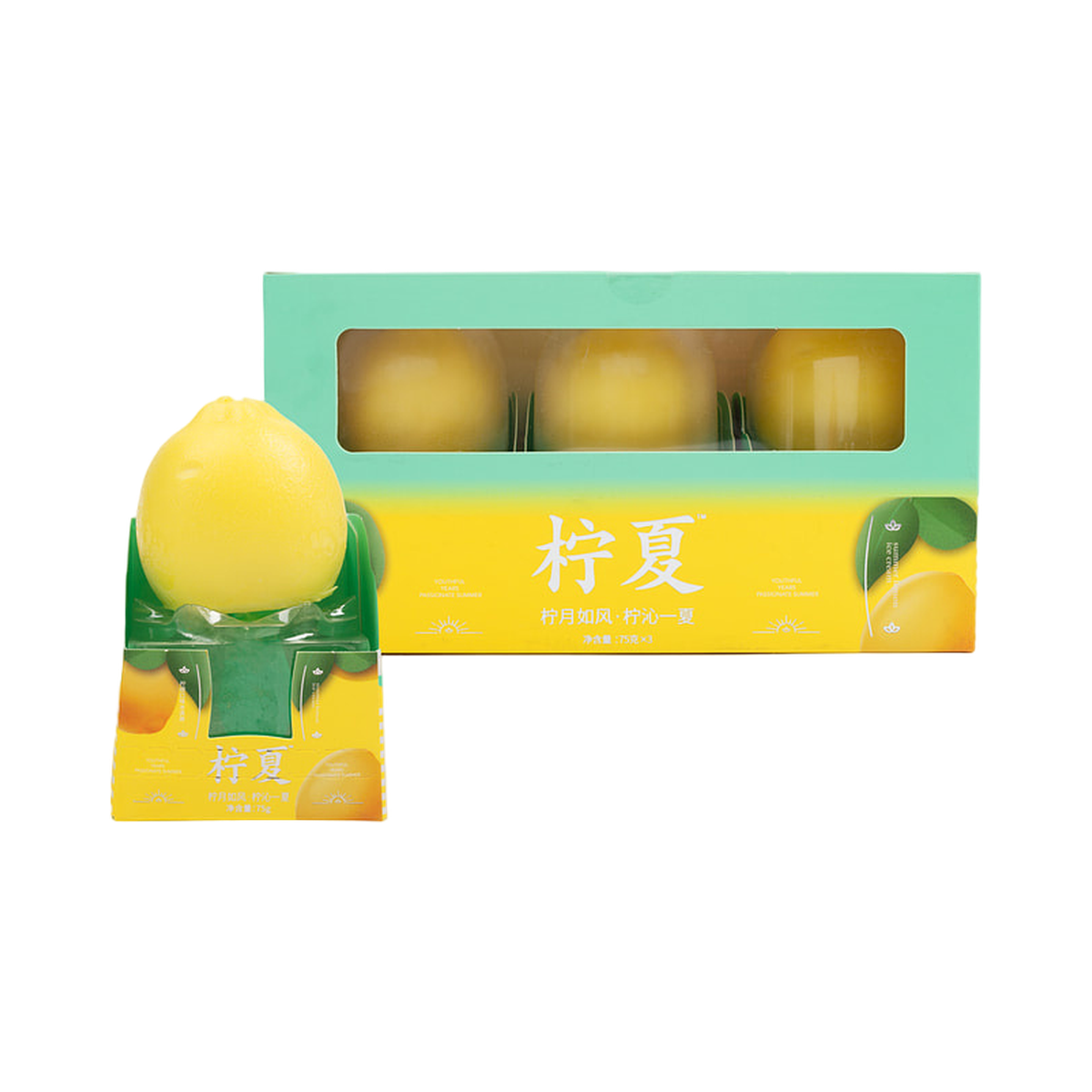 Lemon Fruit Ice Cream โ Viral Asian Dessert ๐