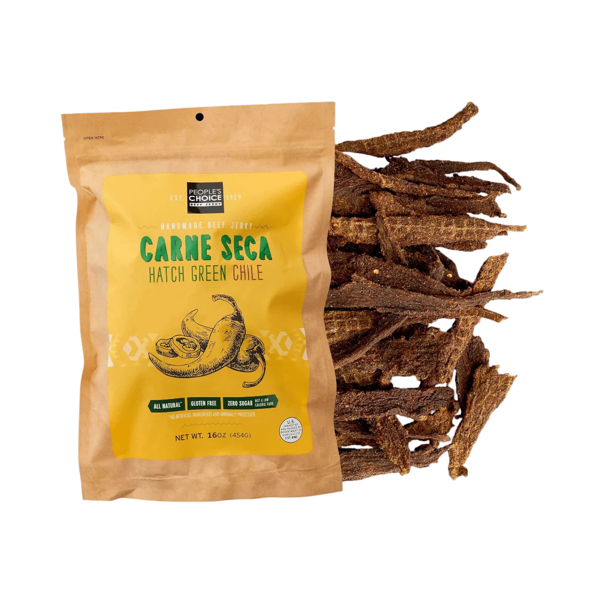 People's Choice Carne Seca - Hatch Green Chile