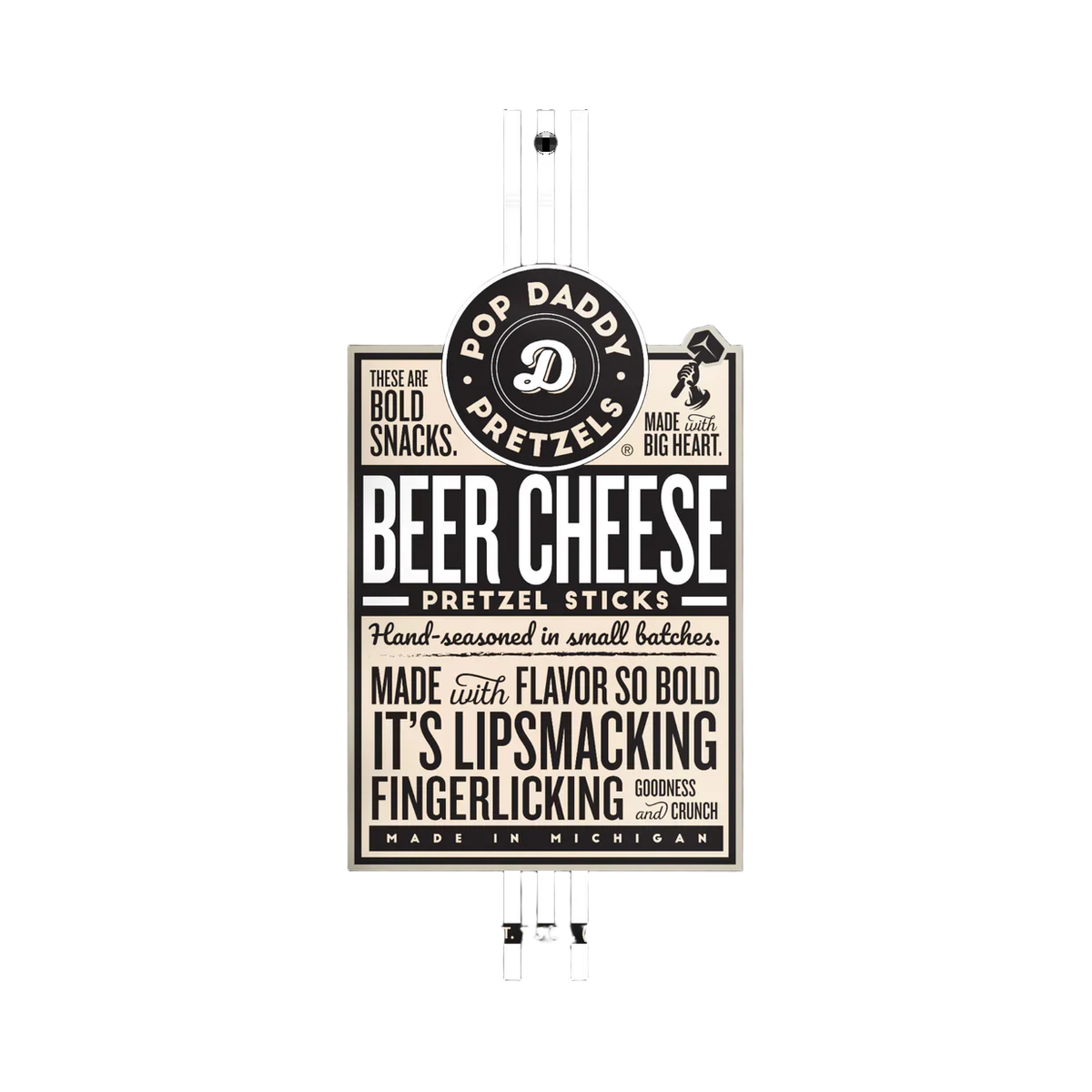 Pop Daddy - Beer Cheese Seasoned Pretzels