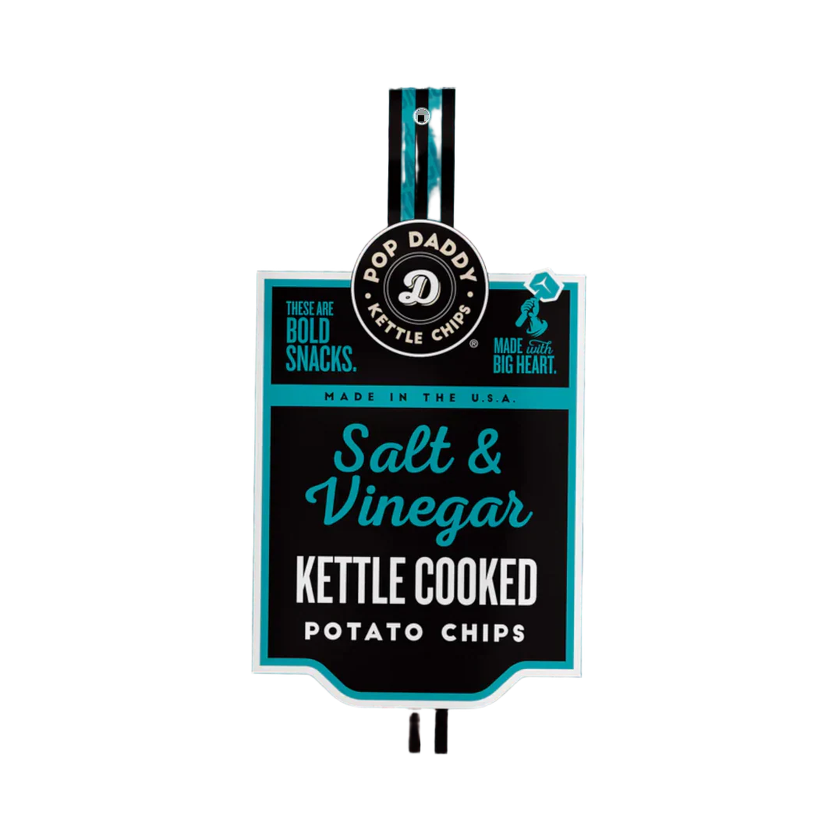 Pop Daddy Kettle Chips - Salt & Vinegar