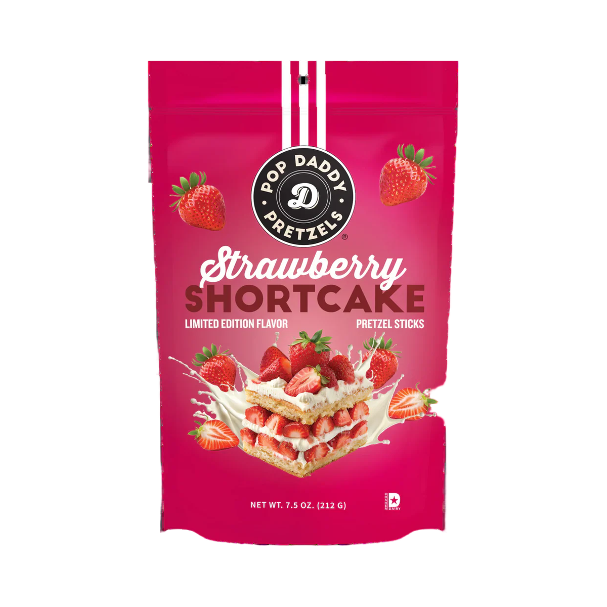 Pop Daddy - Strawberry Shortcake Pretzels