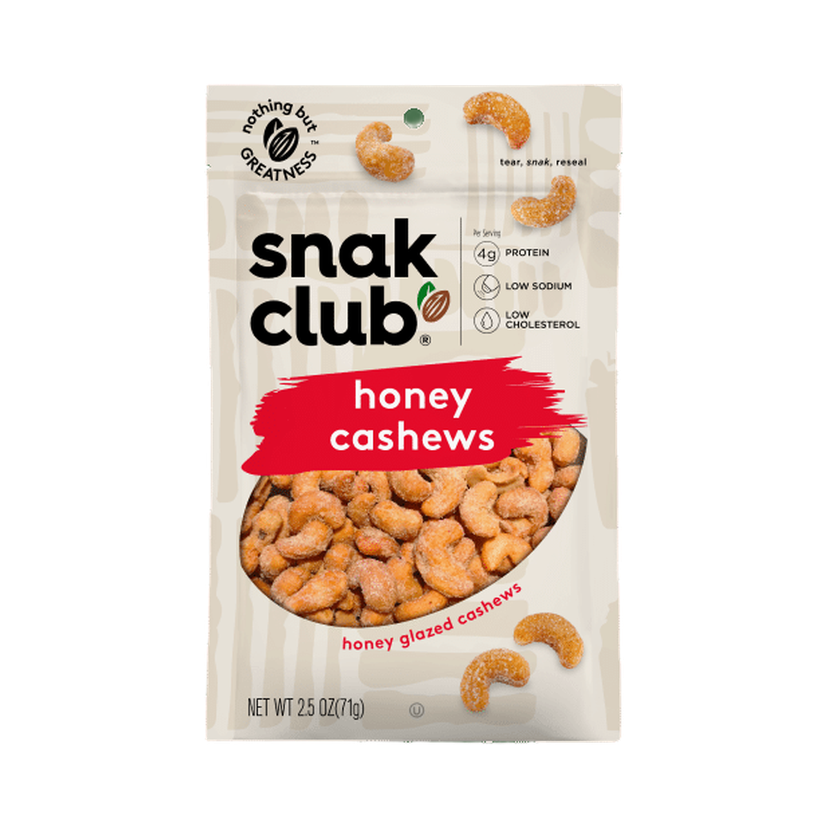 Snak Club Honey Cashews
