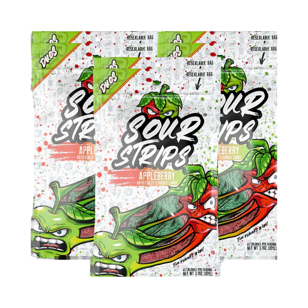 Sour Strips - Duos AppleBerry