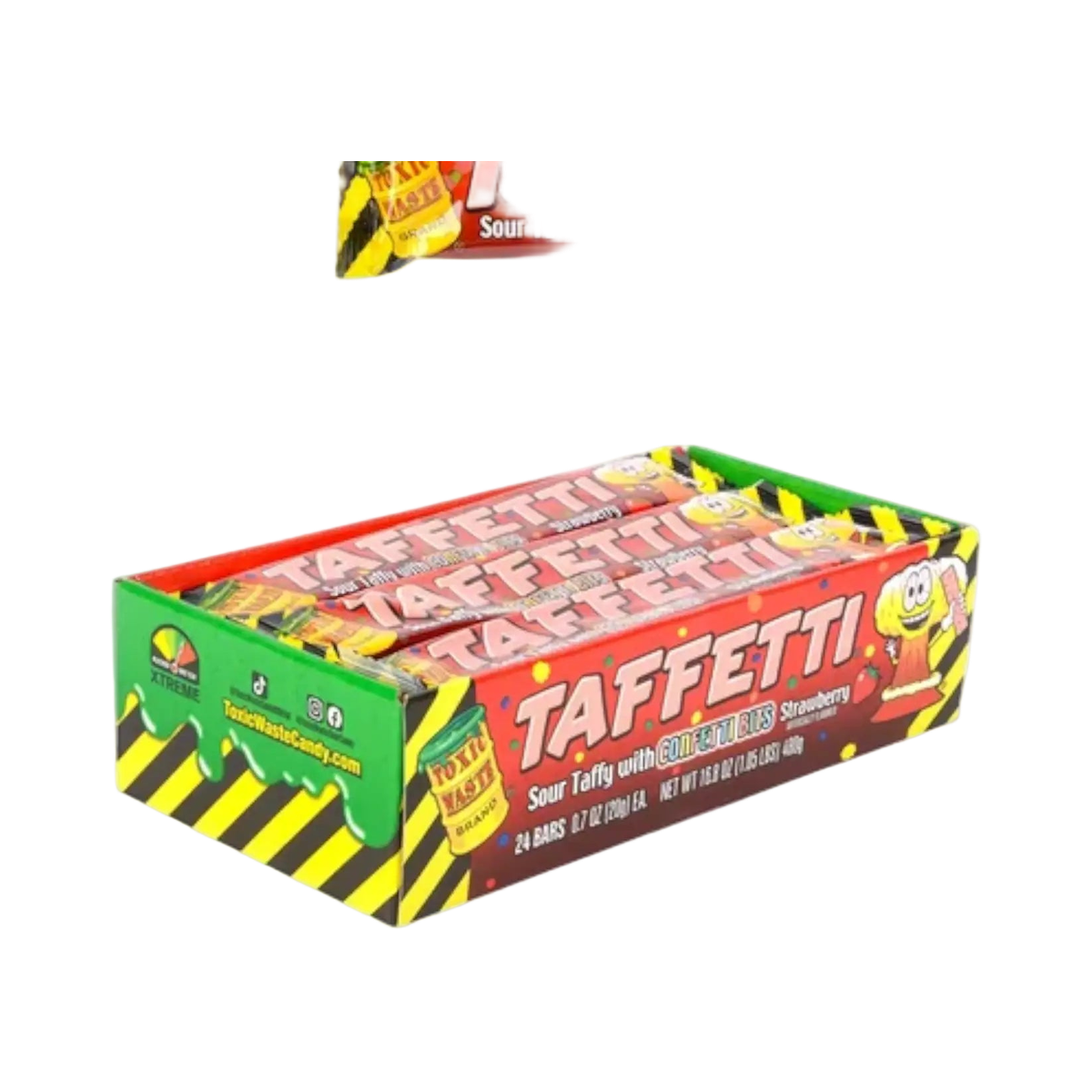 Toxic Waste Taffetti - Strawberry