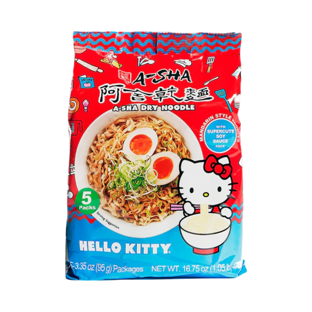 A - Sha Dry Noodle - Hello Kitty
