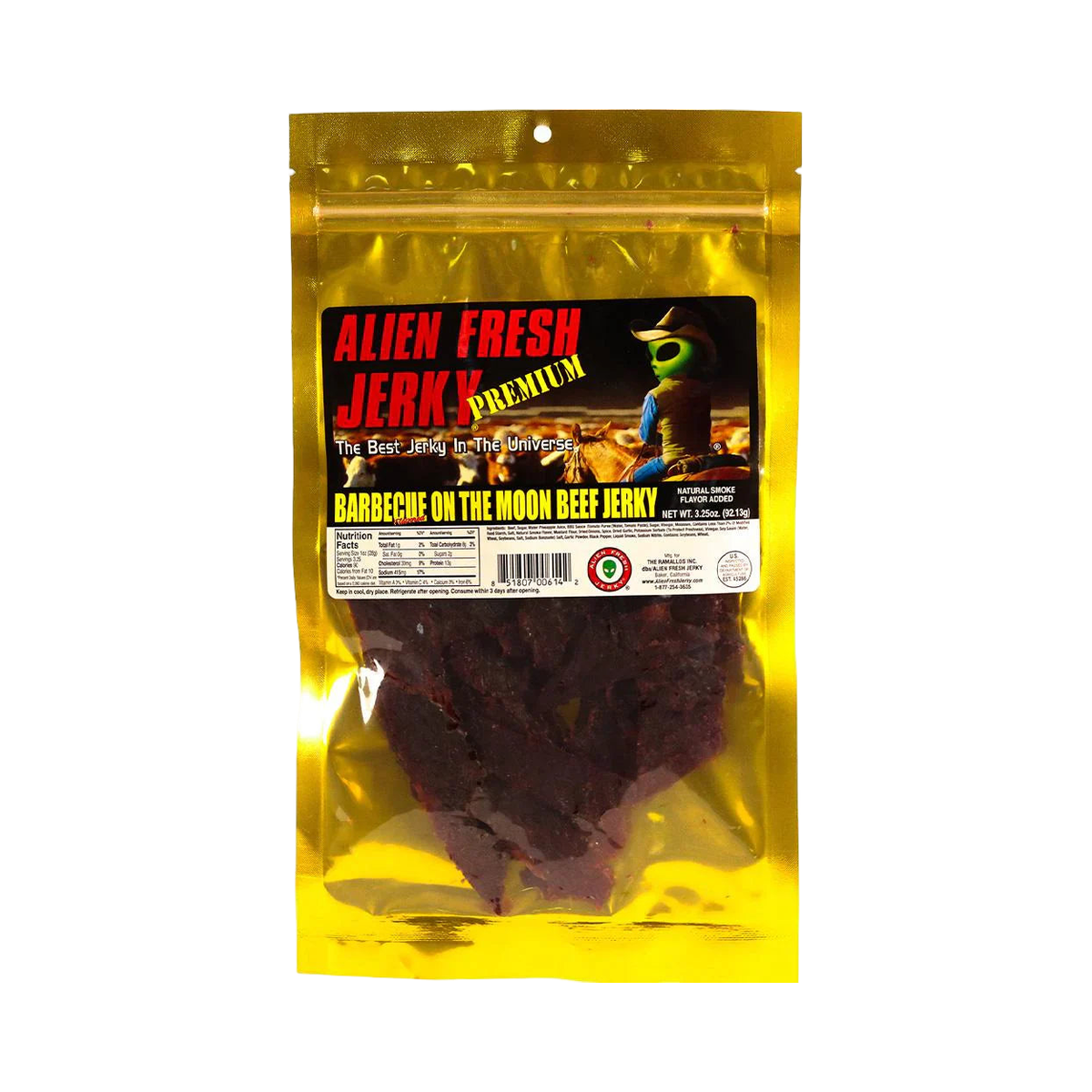 Alien Fresh Jerky - BBQ On The Moon