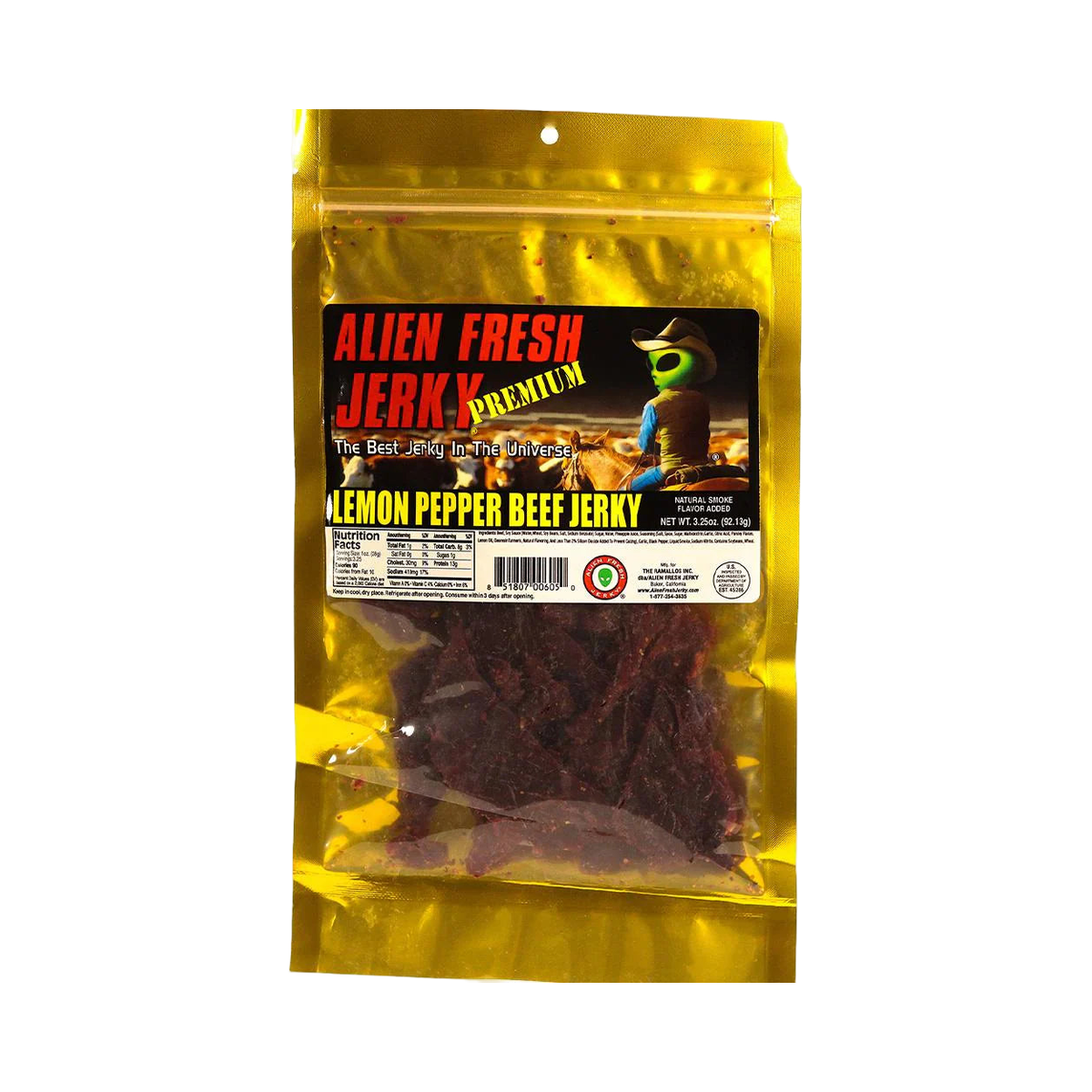 Alien Fresh Jerky - Lemon Pepper