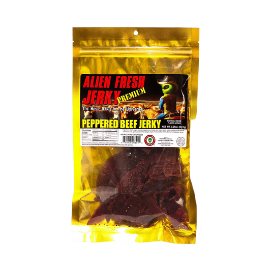 Alien Fresh Jerky - Peppered Beef