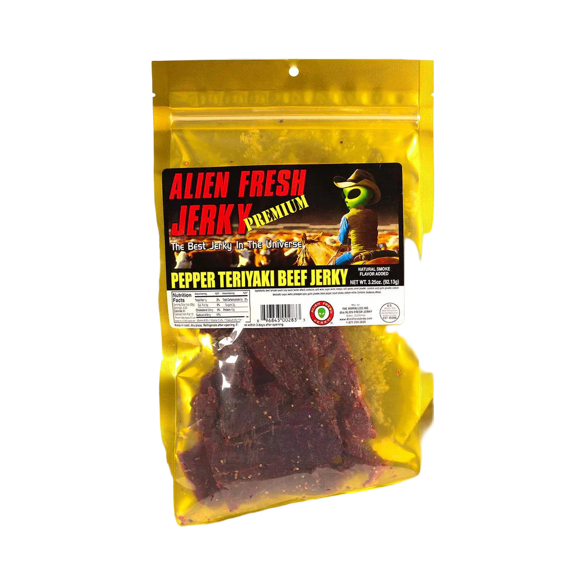 Alien Fresh Jerky - Peppered Teriyaki