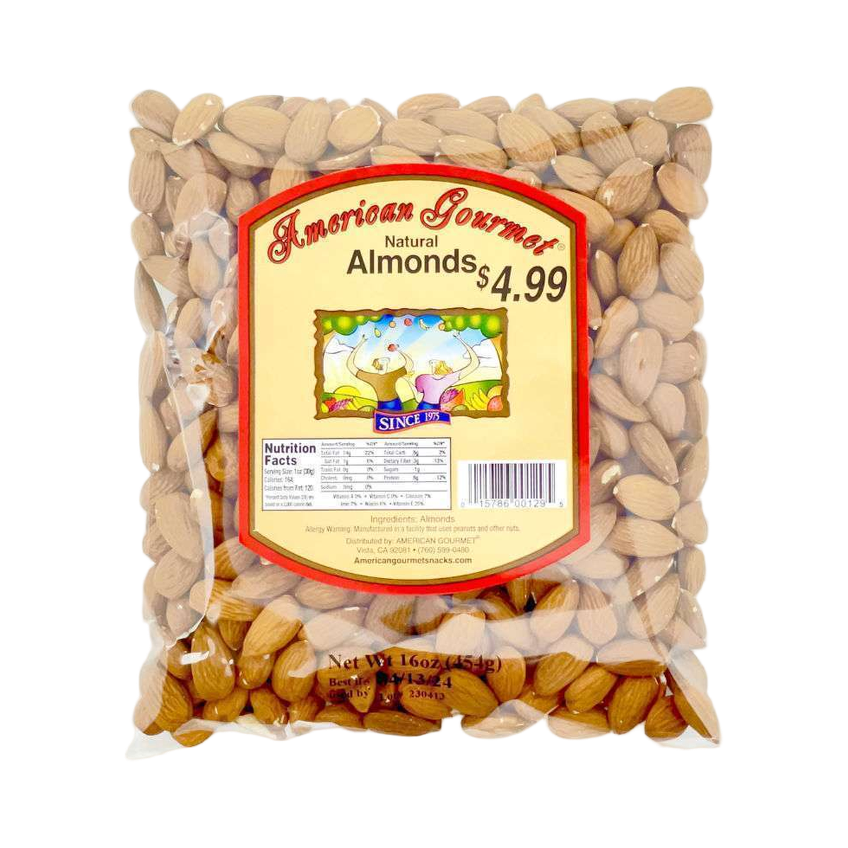 American Gourmet – Natural Almonds