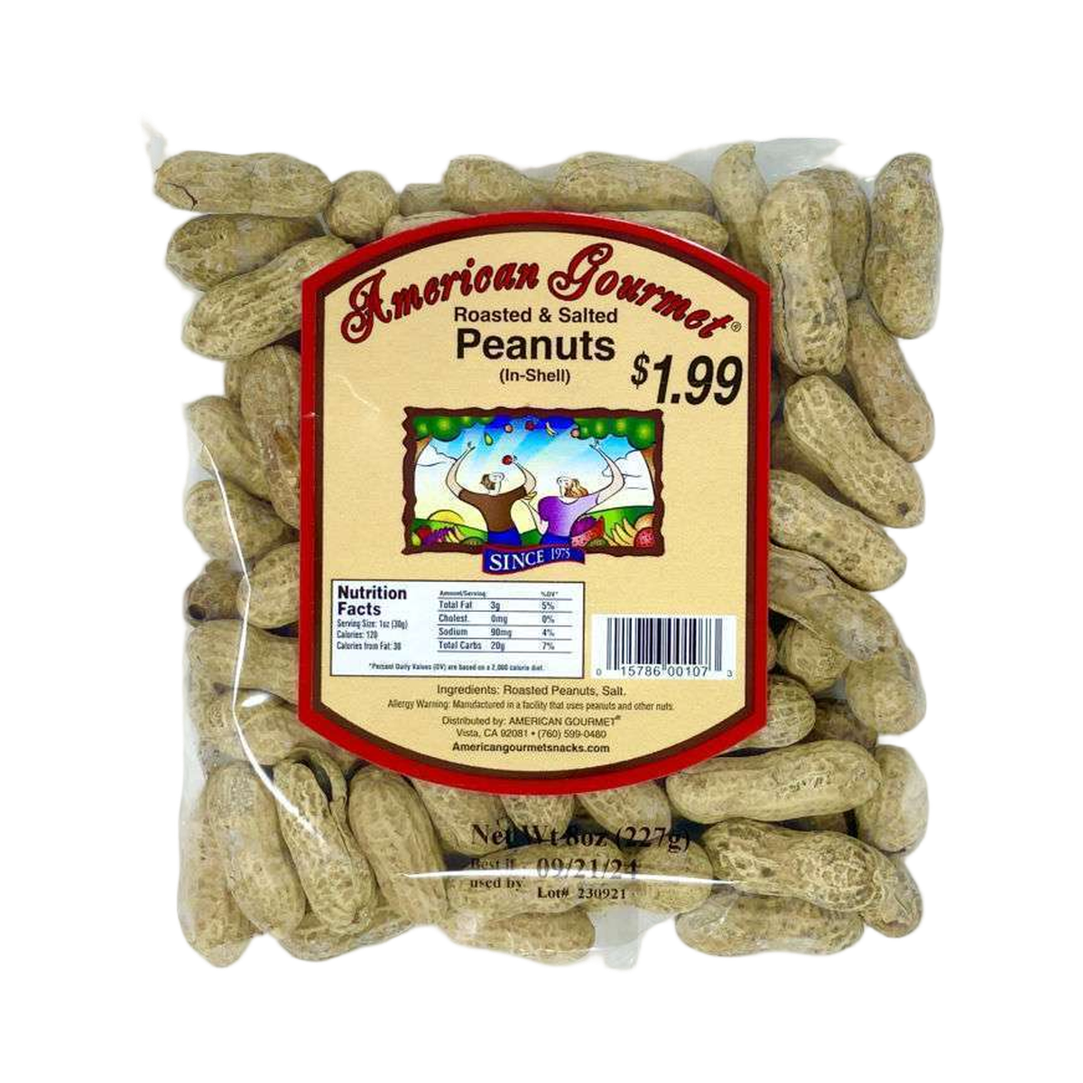 American Gourmet – Peanuts in Shell