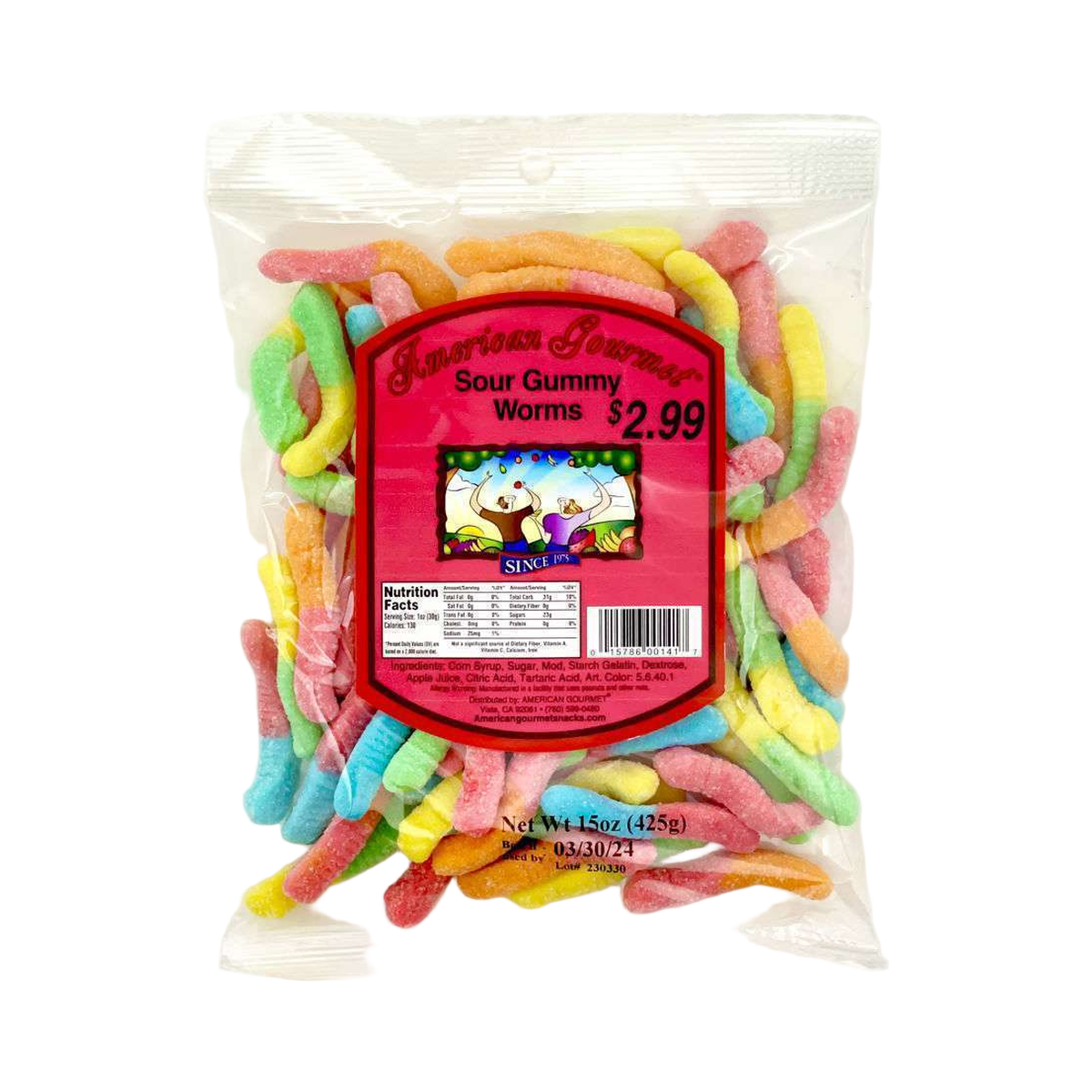 American Gourmet – Sour Worms