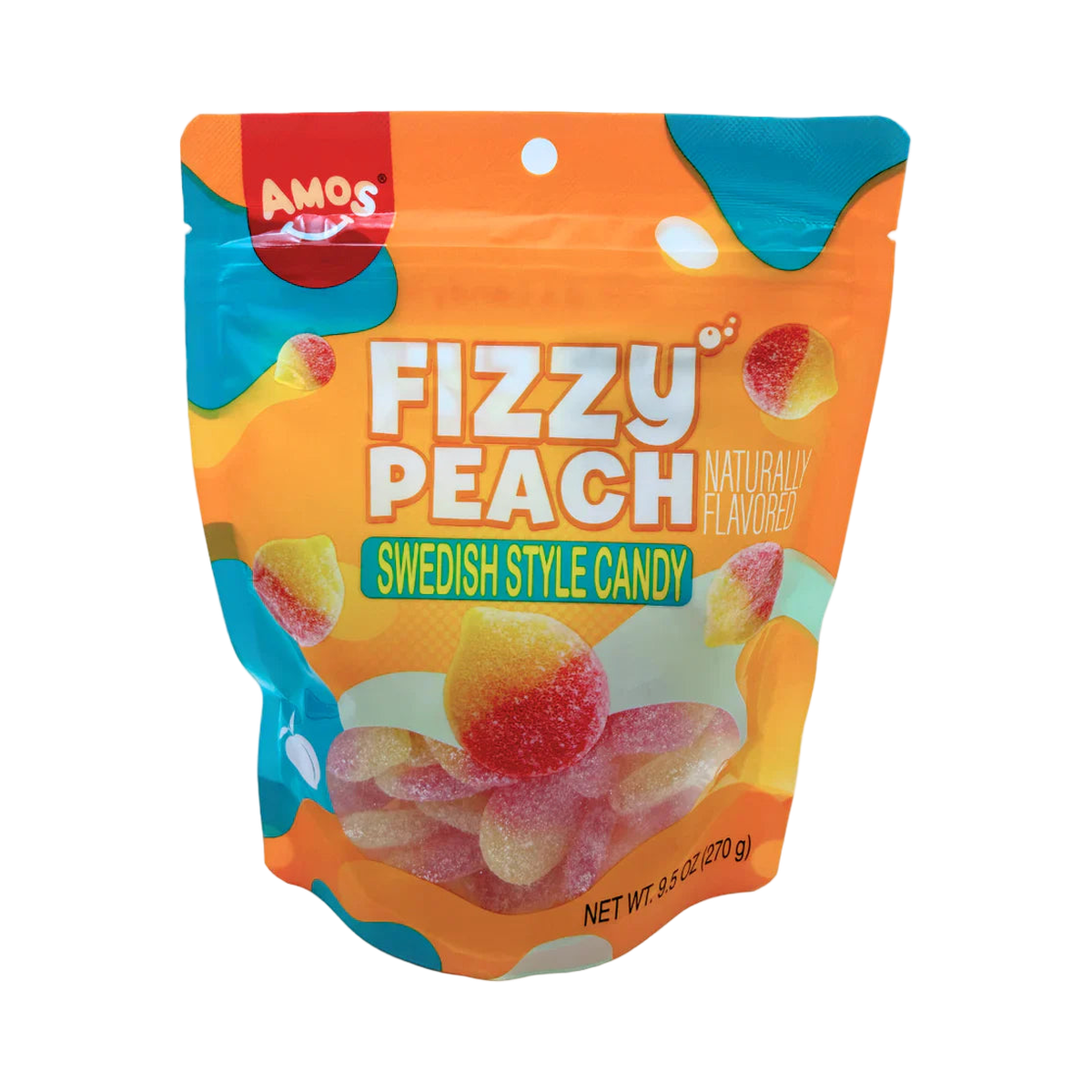 AMOS Swedish Style Candy - Fizzy Peach