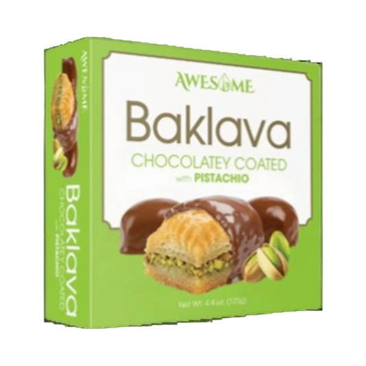 Awesome - Chocolate Covered Baklava with Pistachio