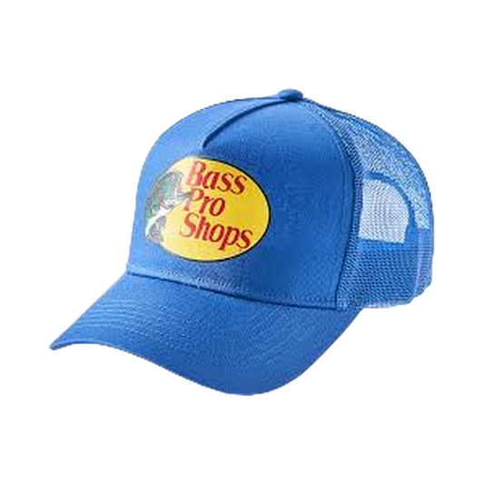 Bass Pro Shops Mesh Trucker Cap - Cobalt Blue