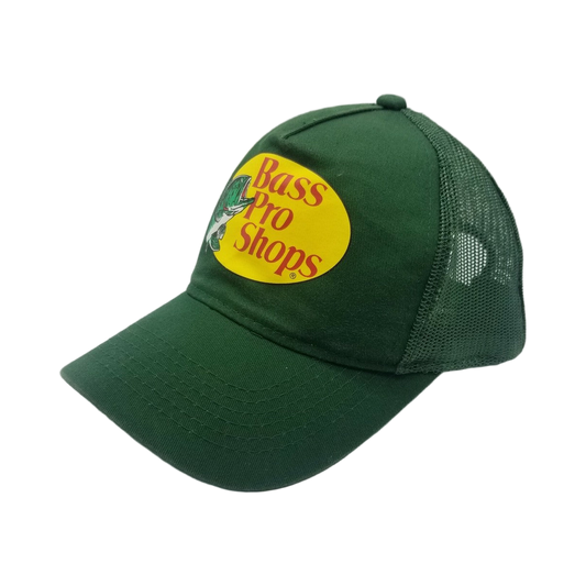 Bass Pro Shops Mesh Trucker Cap - Dark Green