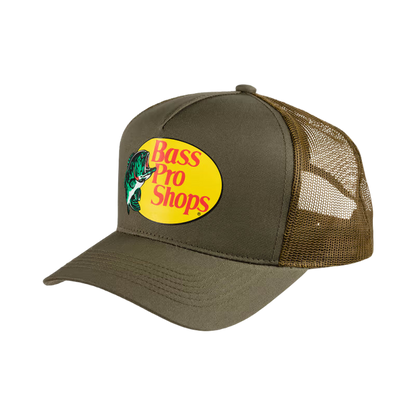 Bass Pro Shops Mesh Trucker Cap - Olive