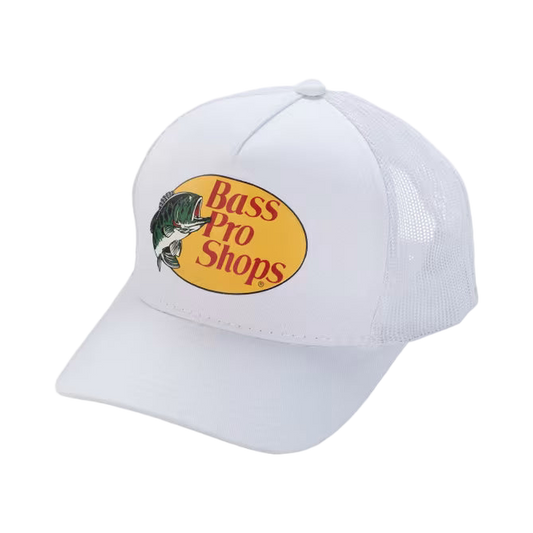 Bass Pro Shops Mesh Trucker Cap - White