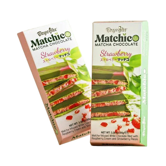 Beyoglu - Matchico Matcha Chocolate with Strawberry & Raspberry Cream