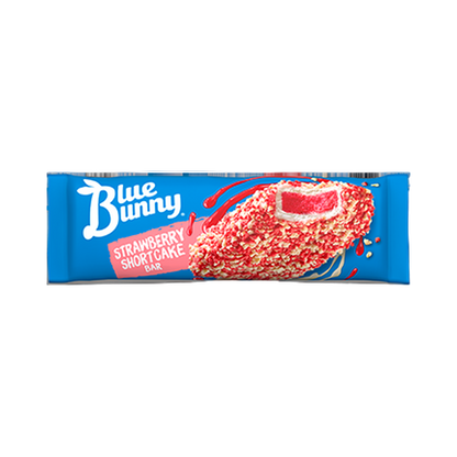 Blue Bunny Bars - Strawberry Shortcake