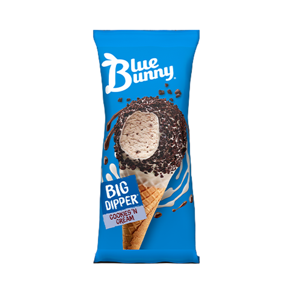 Blue Bunny Big Dipper - Cookies & Cream