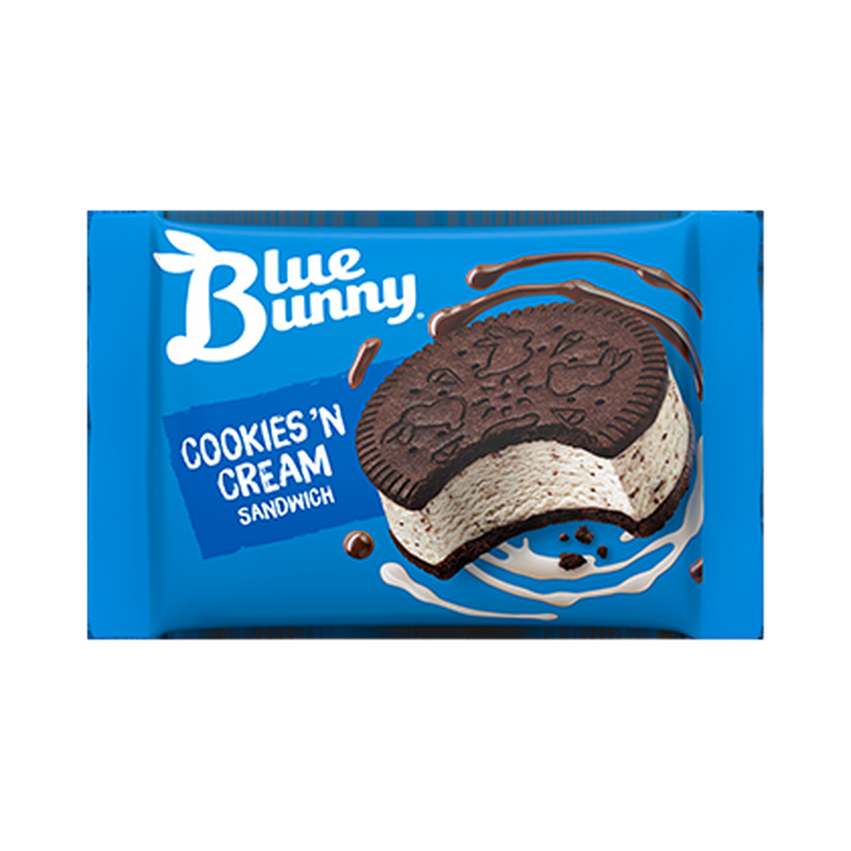 Blue Bunny Sandwich - Cookies & Cream