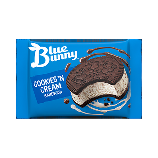 Blue Bunny Sandwich - Cookies & Cream