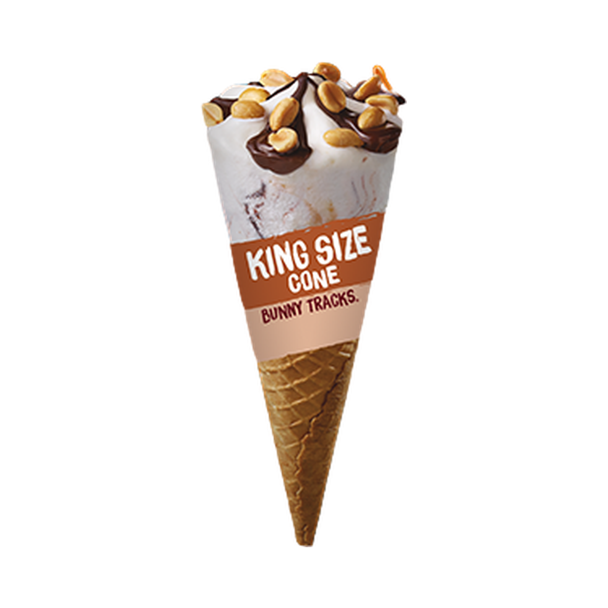 Blue Bunny King Size Cone - Bunny Tracks