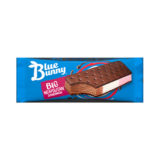 Blue Bunny Sandwich - Big Neapolitan