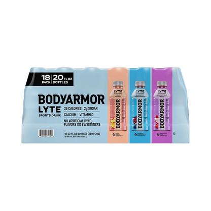 BODYARMOR LYTE Variety Pack - Blueberry Pomegranate, Peach Mango, Dragonfruit Berry