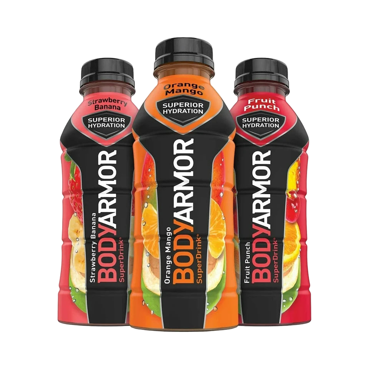 BODYARMOR Variety Pack - Strawberry Banana, Orange Mango, Fruit Punch