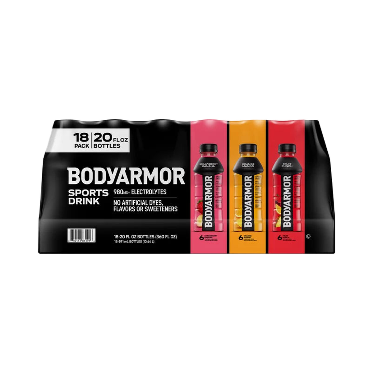 BODYARMOR Variety Pack - Strawberry Banana, Orange Mango, Fruit Punch