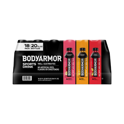 BODYARMOR Variety Pack - Strawberry Banana, Orange Mango, Fruit Punch