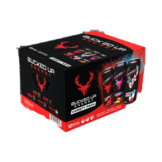 Bucked Up Variety Pack - Rocket Pop, White Gummy Deer, Miami