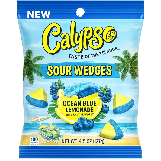 Calypso Ocean Blue Lemonade Sour Wedges