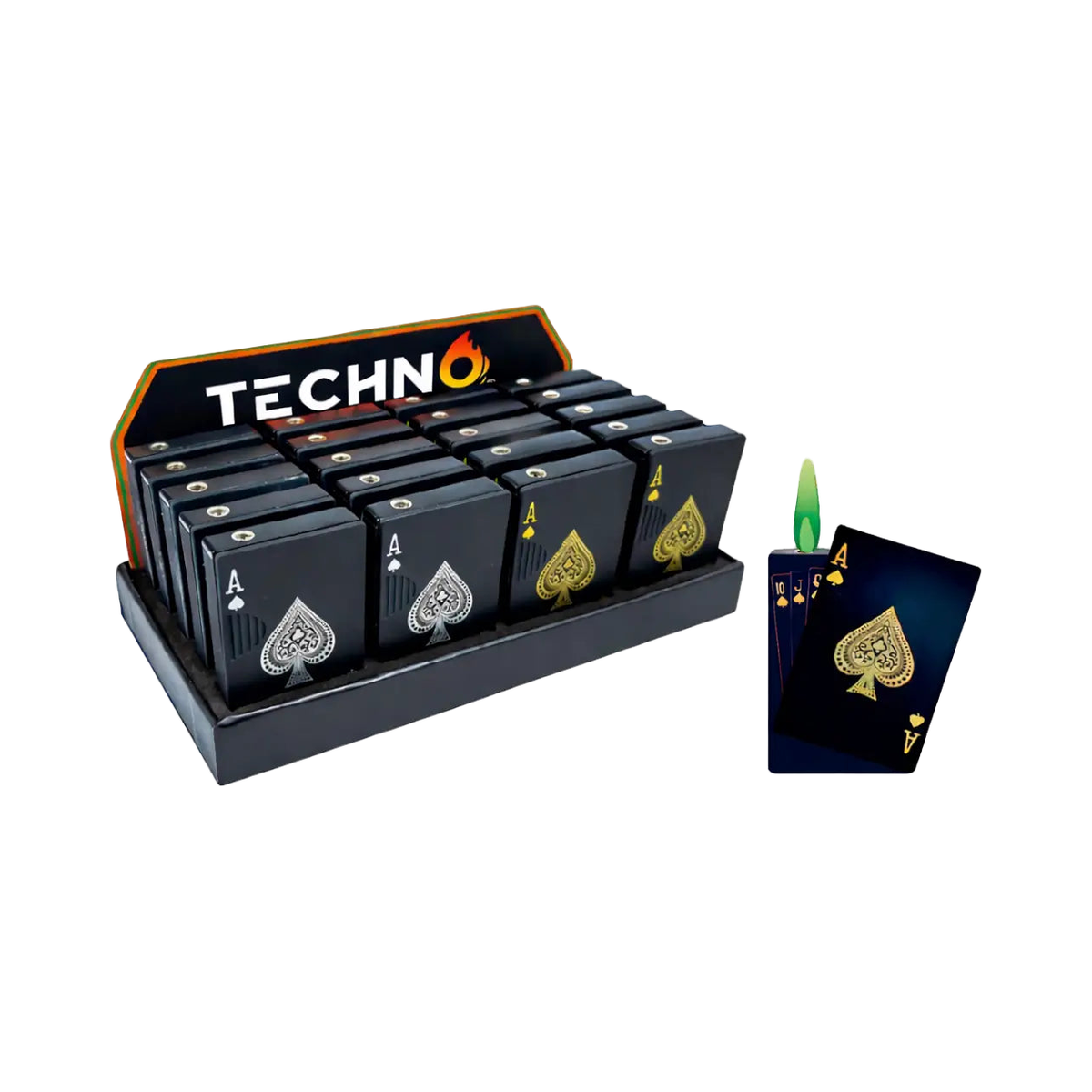 Click Ace of Spades Torch Lighter