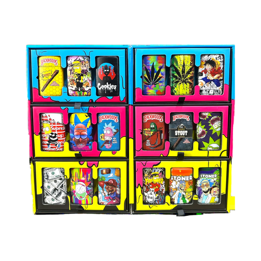 Click Torch Lighter Fold Out Display Box